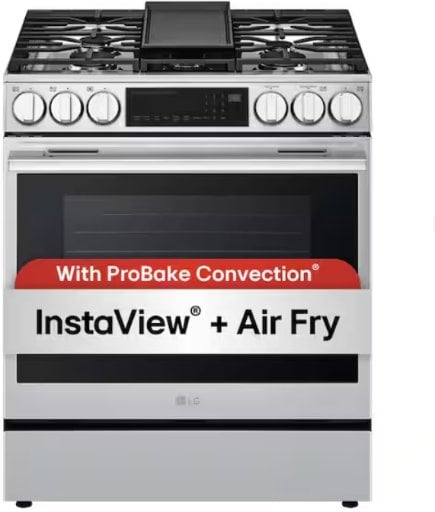 LG 30 in. 6.3 cu. ft. Smart Oven 5-Burner Gas Range Deal