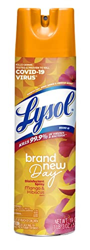 Lysol Disinfectant Spray 19-Oz (Mango & Hibiscus Scent)