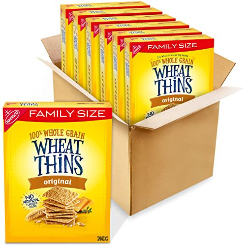 6 Pack of Wheat Thins Original Snacks, 14 Oz. Boxes