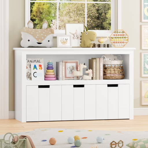 Homfa Kids Toy Storage Cubes with 3 Drawers