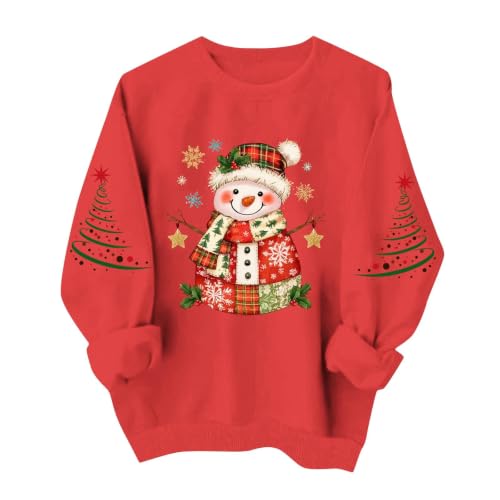 Christmas Oversized Pullover Tops Deal