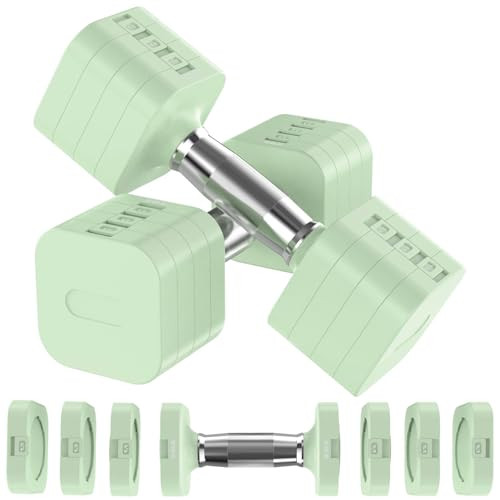 Hezeyferg 80lb Adjustable Dumbbells