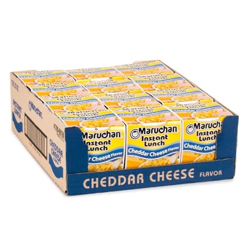 Maruchan Instant Lunch Ramen Noodles Cheddar Cheese 12-Pack