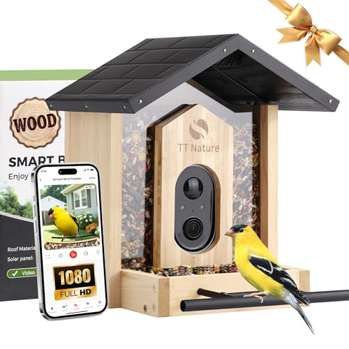 1.5L TT Nature Smart Bird Feeder with 1080P AI Camera & Night Vision (Iron Roof) Deal