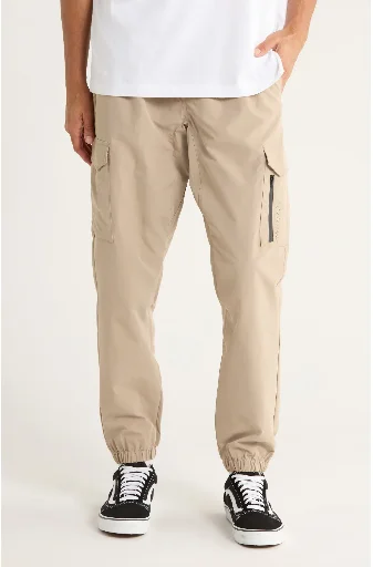 Hurley Men's Adventure or Activation Cargo Jogger Pants (Khaki)