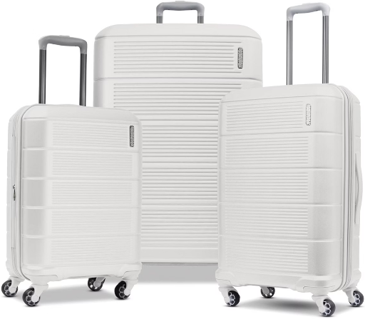 American Tourister 3pc Stratum 2.0 Expandable Hardside Luggage Set with Spinner Wheels Deal