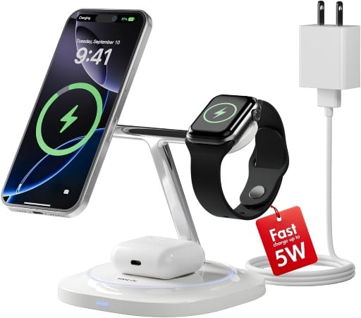 3 in 1 Magnetic Wireless Charger 
