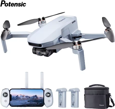 Potensic ATOM SE C0 Single Axis Gimbal 4K GPS Drone 2 Batteries