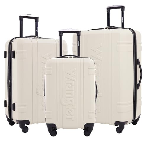 3-Piece Wrangler Astral Travel Spinner Expandable Luggage Set