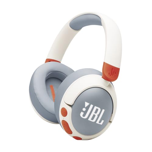 JBL Junior 470NC Wireless Noise Cancelling Kids Over-Ear Headphones, White