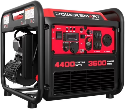 PowerSmart 4400-Watt Gas Portable Inverter Generator