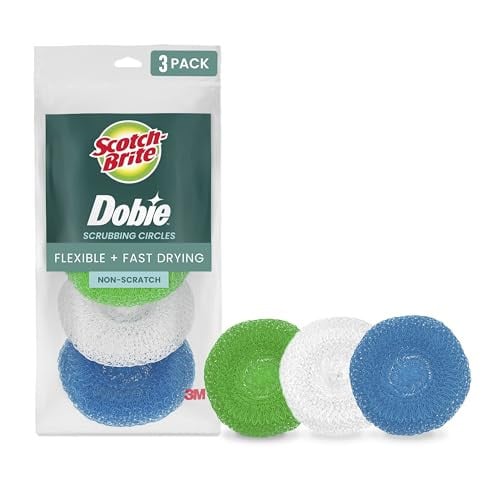 Scotch-Brite Non-Scratch Plastic Scrubbing Pads 3-Pack Deal
