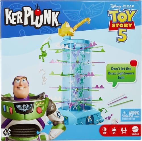 Mattel Games Kerplunk Disney and Pixar Toy Story 5 Kids & Family Game
