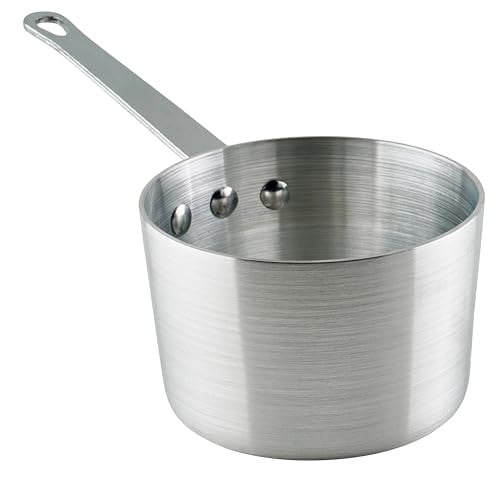 Winco Heavy-Duty 3mm Aluminum Tapered Sauce Pan 1.5-Qt