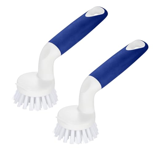 CELOX Cleaning Scrub Brush Set 2-Pack w/ Scraper