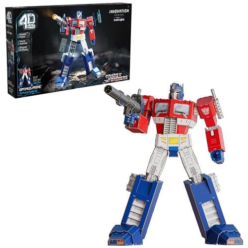 321-Piece 4D Build Transformers Optimus Prime 3D Model Kit w/ LED Lights Deal