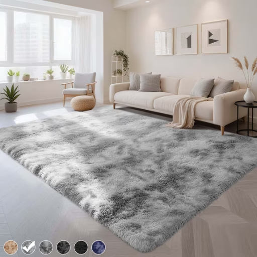 CozyDesg 8ft x 10ft Fluffy Area Rug Deal