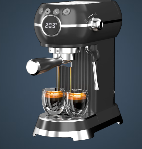 HBN 20-Bar Compact Espresso Machine with Milk Frother Deal