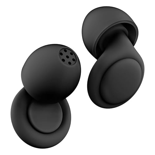 Beinkap Noise Cancelling Ear Plugs with 12 Reusable Silicone Tips, 28dB Noise Reduction