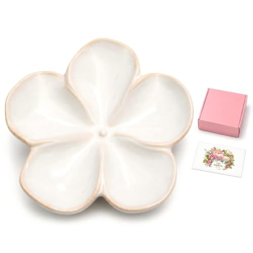 Ceramic Flower Jewelry Ring Trinket Dish Tray Deal