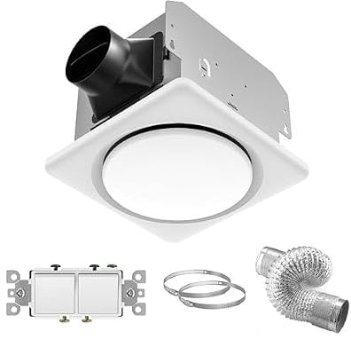 FWASTT UL Bathroom Exhaust Fan with Light