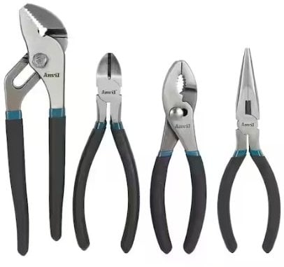 Anvil 4-Piece Plier Set Deal