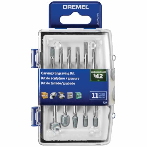 11-Piece Dremel Carving & Engraving Bits Rotary Tool Accessories Kit Deal