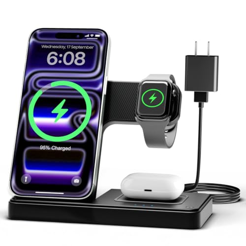 iPhone, Watch and AirPods Charging Station