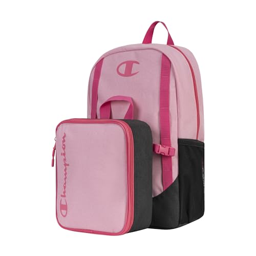 Champion Kids' 17" Mode Backpack & Lunch Box Set (Pink Heather) Deal