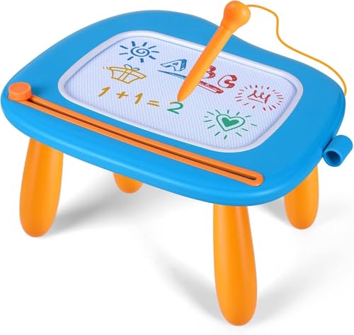 Magnetic Drawing Board for Toddlers (Blue) Deal