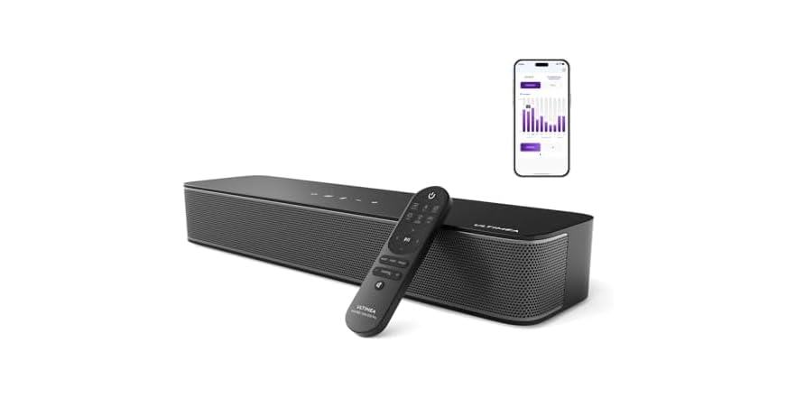 ULTIMEA 2.1ch Compact Sound Bar with Built-in Subwoofer 120W (Refurbished) Deal