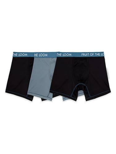 3-Pack Fruit of the Loom Men's Getaway Boxer Briefs