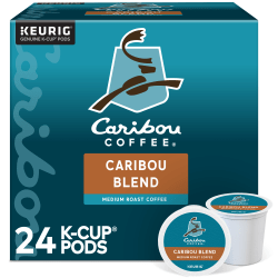 24-Count Caribou Coffee Single-Serve Coffee K-Cup Pods