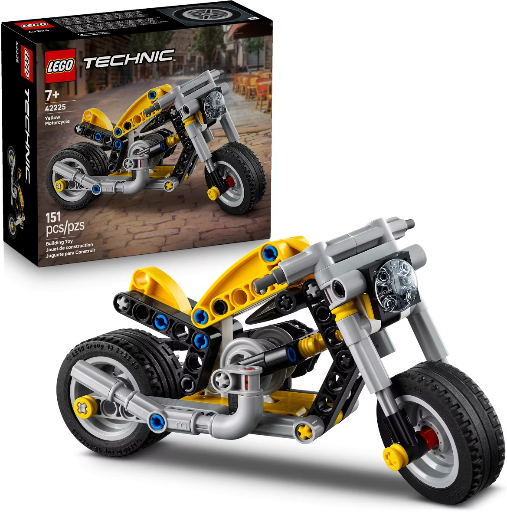 LEGO Technic Yellow Motorcycle Toy 42225 Deal