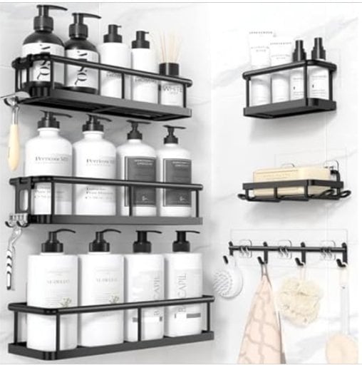 Large Capacity Shower Caddy 6-Pack Deal