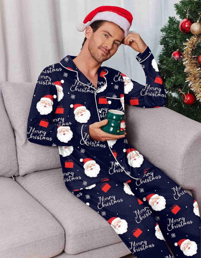 Ekouaer Men's Long Sleeve Pajama Sets