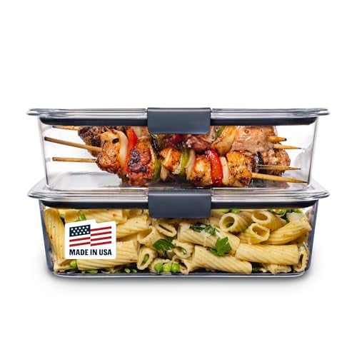 2-Pack 9.6-Cup Rubbermaid Brilliance BPA-Free Food Storage Containers with Lids Deal