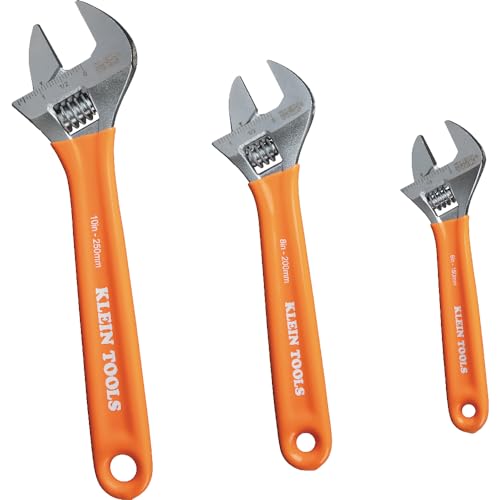 Klein Tools D5073 Adjustable Wrench Set, Extra Capacity, 6-Inch, 8-Inch, 10-Inch Deal