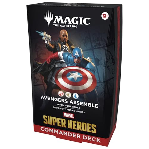 Magic: The Gathering Marvel Super Heroes Commander Deck - Avengers Assemble (100-Card Deck + Accessories) Deal