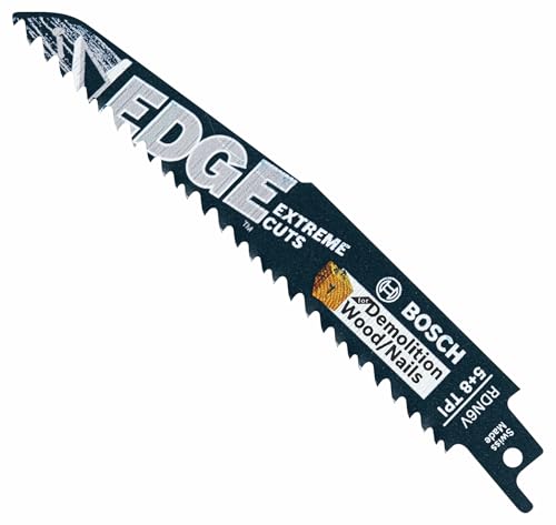 Bosch RDN6V 5 pc. 6 in. 5/8 TPI Edge Reciprocating Saw Blades for Wood/Nail Demolition Deal