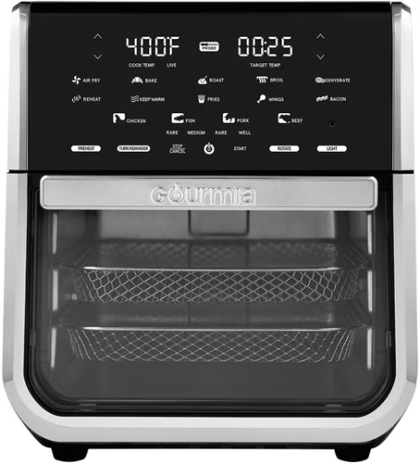 14-Qt Gourmia All-In-One Air Fryer Oven