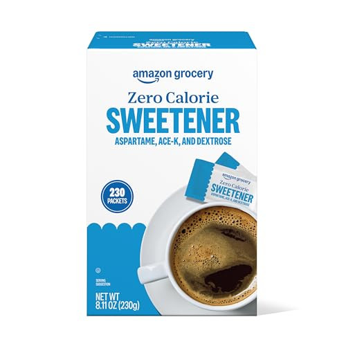 Amazon Grocery Zero Calorie Aspartame Sweetener Packets 230-Count