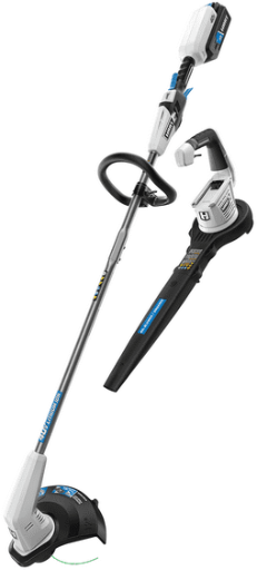 HART 40-Volt Cordless 12-inch String Trimmer and Leaf Blower Combo Kit, 4.0Ah Battery