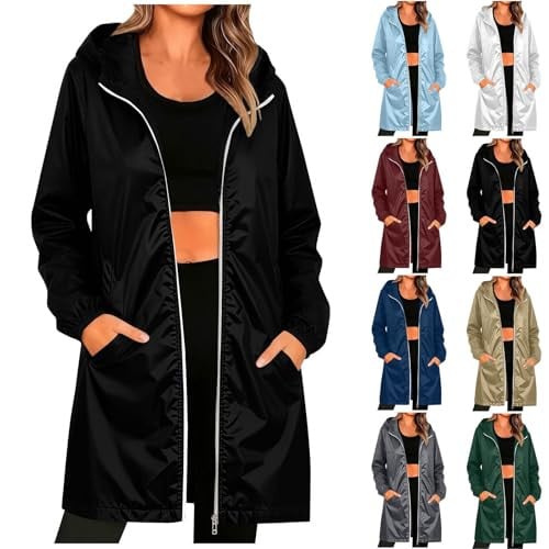 Waterproof Lightweight Packable Rain Jacket Deal