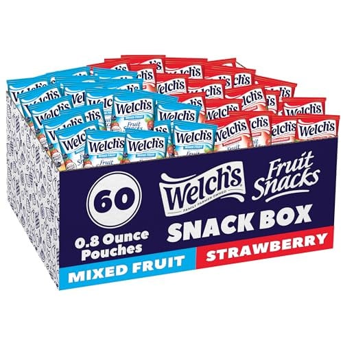 Welch's Fruit Individual Snack Pack (Mixed Fruit & Strawberry) 60-Pack Deal