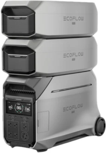 EcoFlow DELTA Pro 3 Portable Power Station + 2 x Extra Batteries