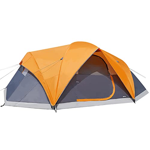 Amazon Basics 8-Person Spacious Camping Tent with Rainfly