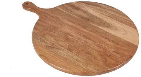 Better Homes & Gardens Acacia Wood Serving Board w/ Handle (Round or Rectangle) Deal
