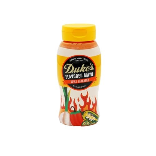 Duke’s Habanero Garlic Flavored Mayonnaise Squeeze Bottle, 14 Ounce (Pack of 1) Deal