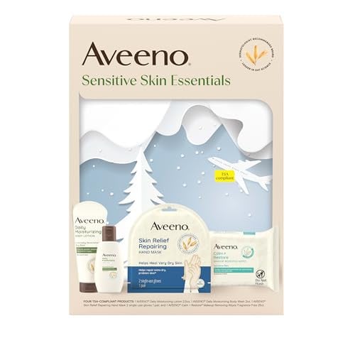 Aveeno Sensitive Skin Essentials Gift Set 4-Piece Deal